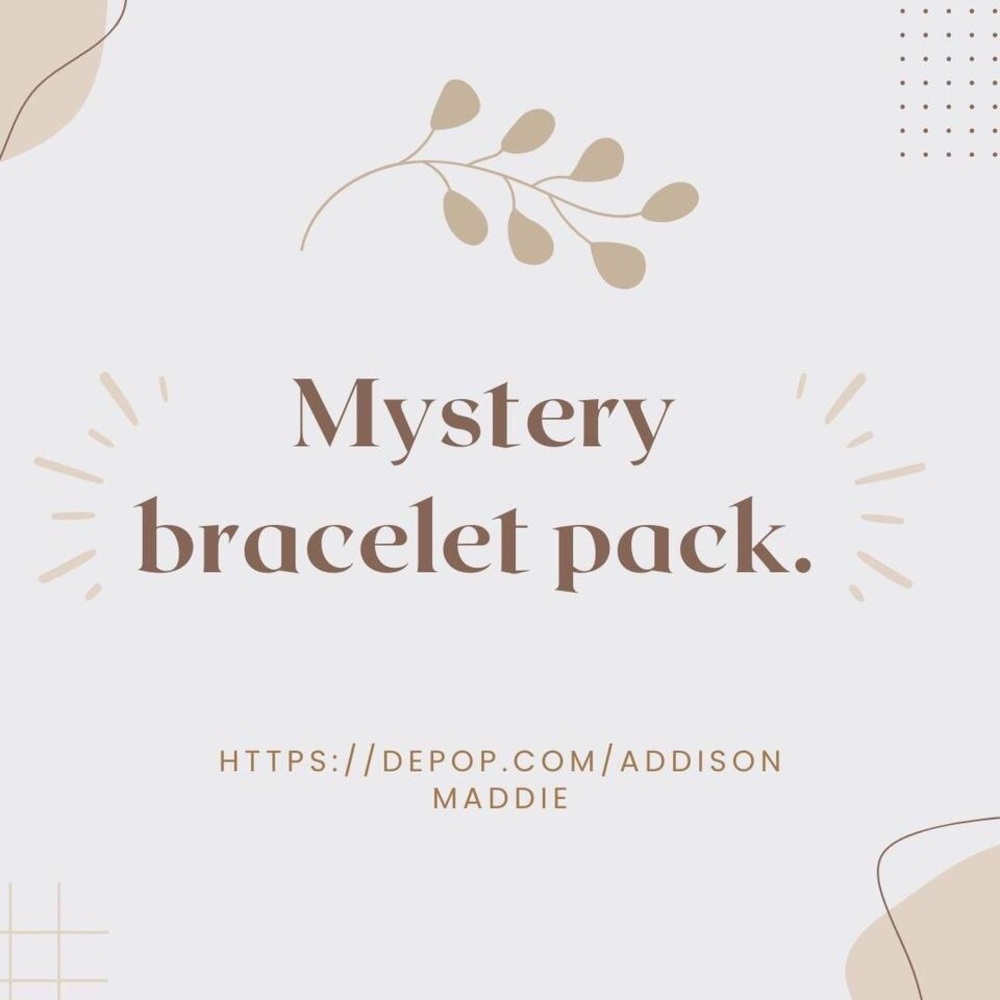 Cute clay 3 bracelet mystery bag perfect for birthday gifts, prom, school,etc!